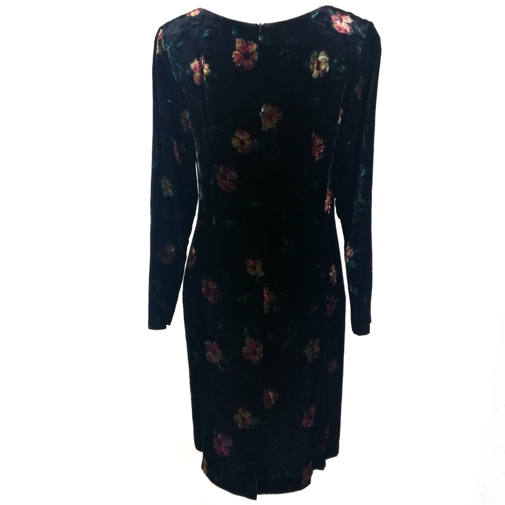 Terry Ward vintage crushed velvet long sleeve - Picture 5 of 8